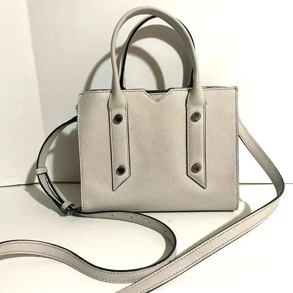 Botkier grey saffiano leather satchel handbag